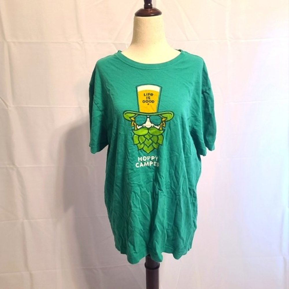 Life is Good Men's Hoppy Camper Crusher Tee Size medium
